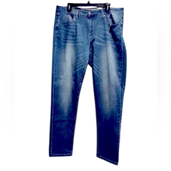MX Jeans Moda Xpress High Waist Skinny Jeans Dark Stretch Denim SZ 24 NWT MX-051 - Picture 1 of 12
